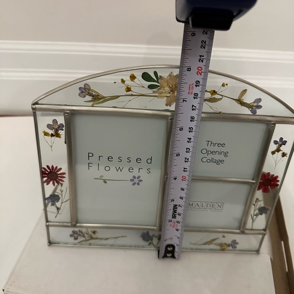 Malden pressed flowers 3 collage glass photo frame - Picture 7 of 7